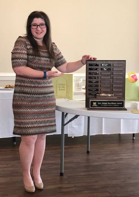 Kelly Brunnhoelzl wins the Don Sharpe Award for 2016